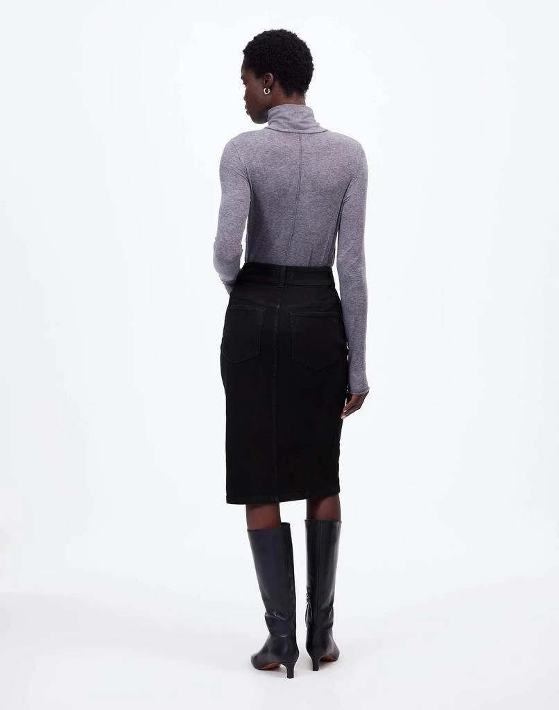 Madewell Denim Button-Front Midi Skirt 4