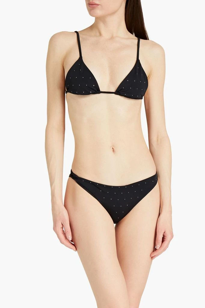 Onia Alexa embellished triangle bikini top 2