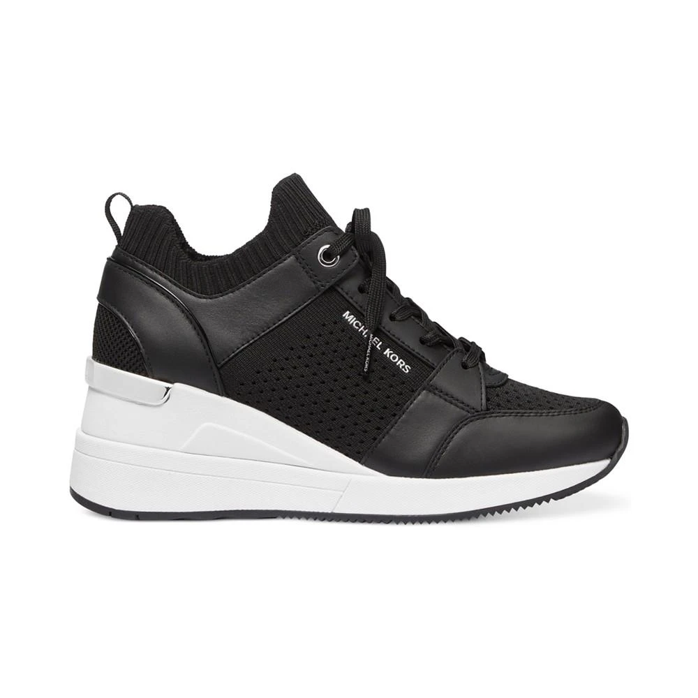 Michael Kors Women's Georgie Knit Lace-Up Trainer Sneakers 2