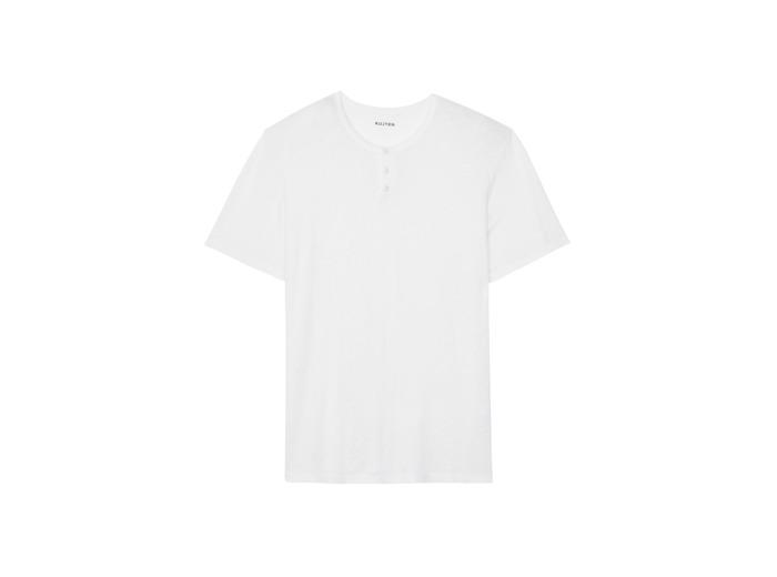 Kujten T-Shirt Lino T-Shirt Col Tunisien Lin