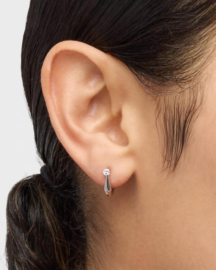 Monica Rich Kosann 925 Points North Sapphire Huggie Earrings