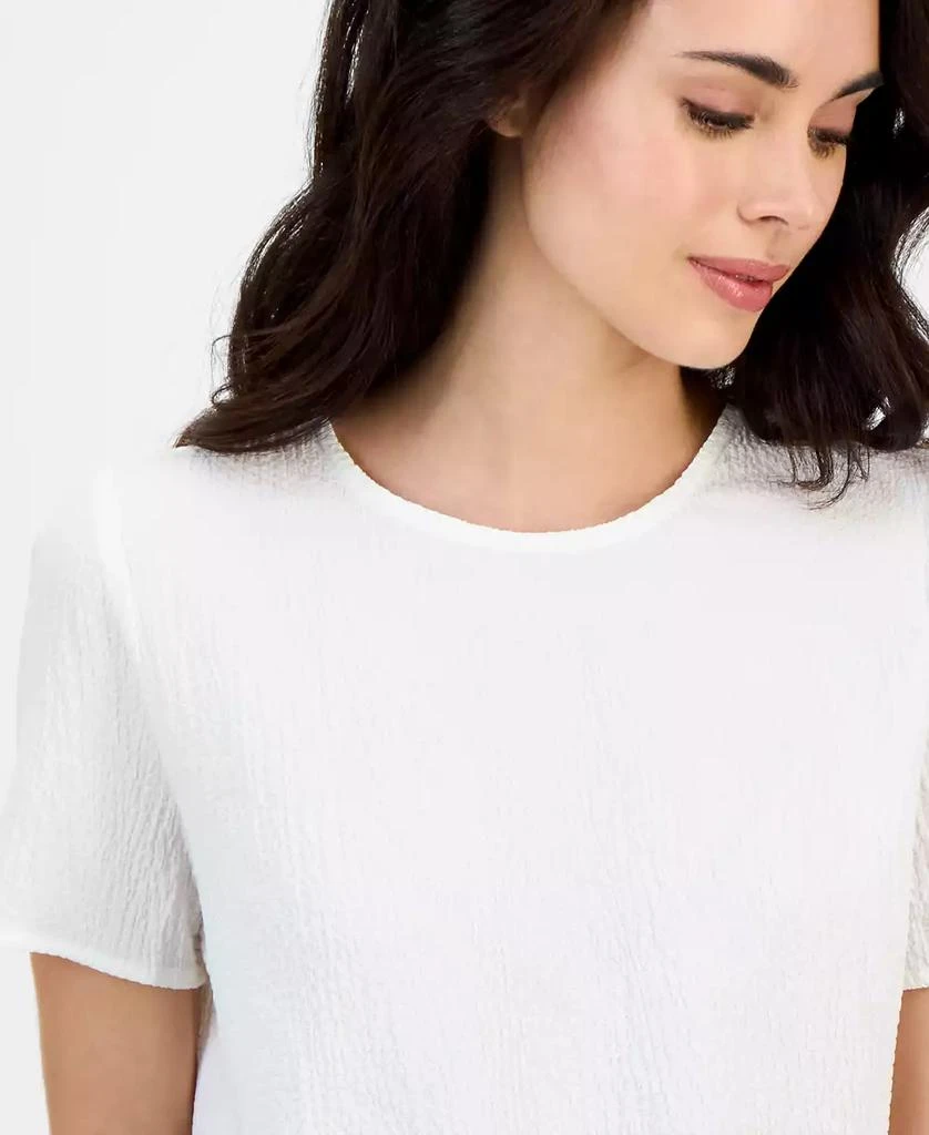 AK Anne Klein Women's Short-Sleeve Blouse 3