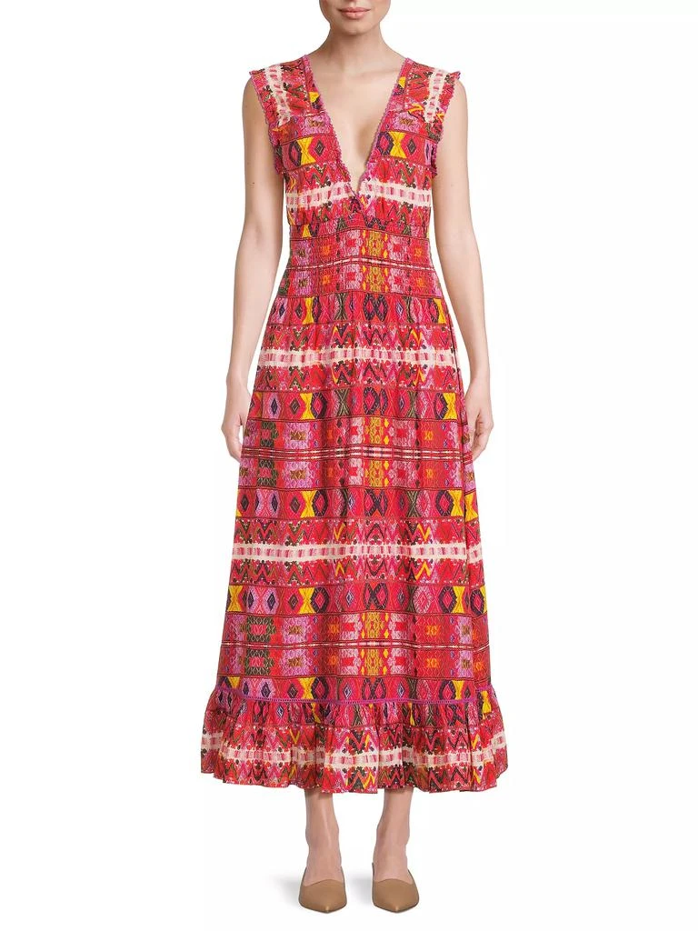 Ro's Garden Hilda Cotton Midi-Dress 3