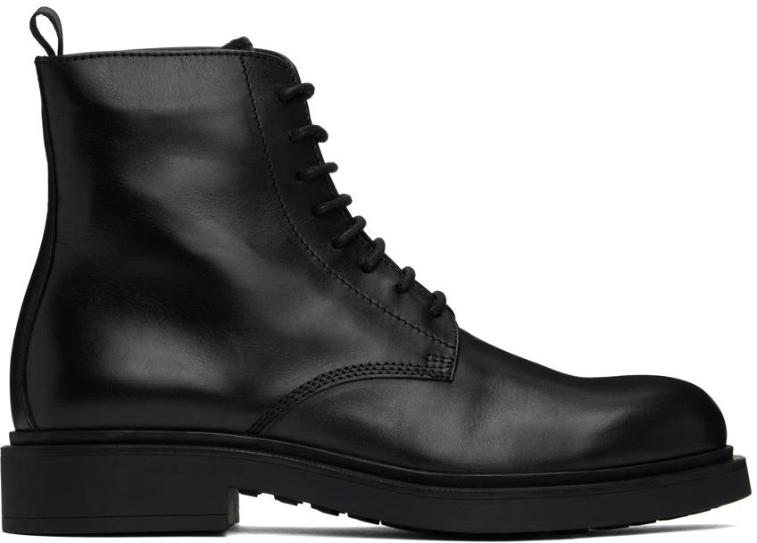 Officine Creative Black Engineer 005 Boots 1