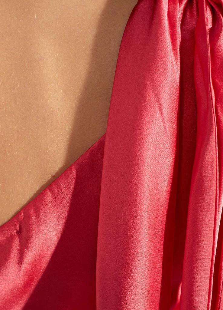 Cult Gaia Kamila one-shoulder dress in satin 3