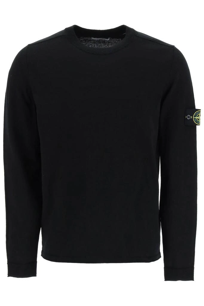 STONE ISLAND raw cotton sweater 1