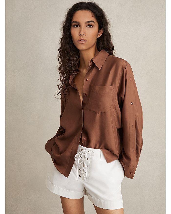 REISS Reenie Silk Shirt