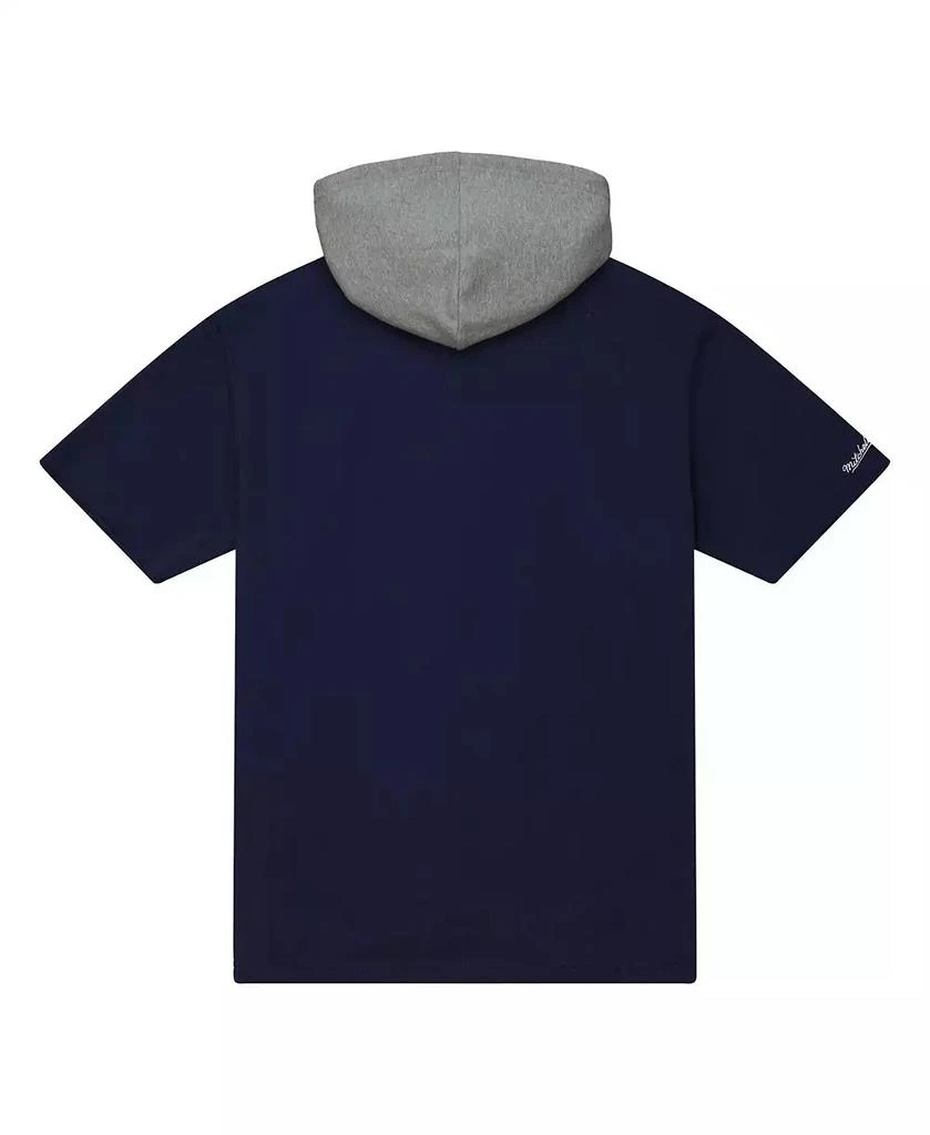 Mitchell & Ness Men's Navy Dallas Cowboys Postgame Short Sleeve Hoodie 3