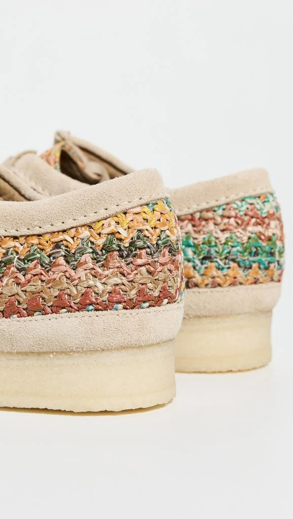 Clarks Somerset Collection Raffia Wallabee Shoes 2