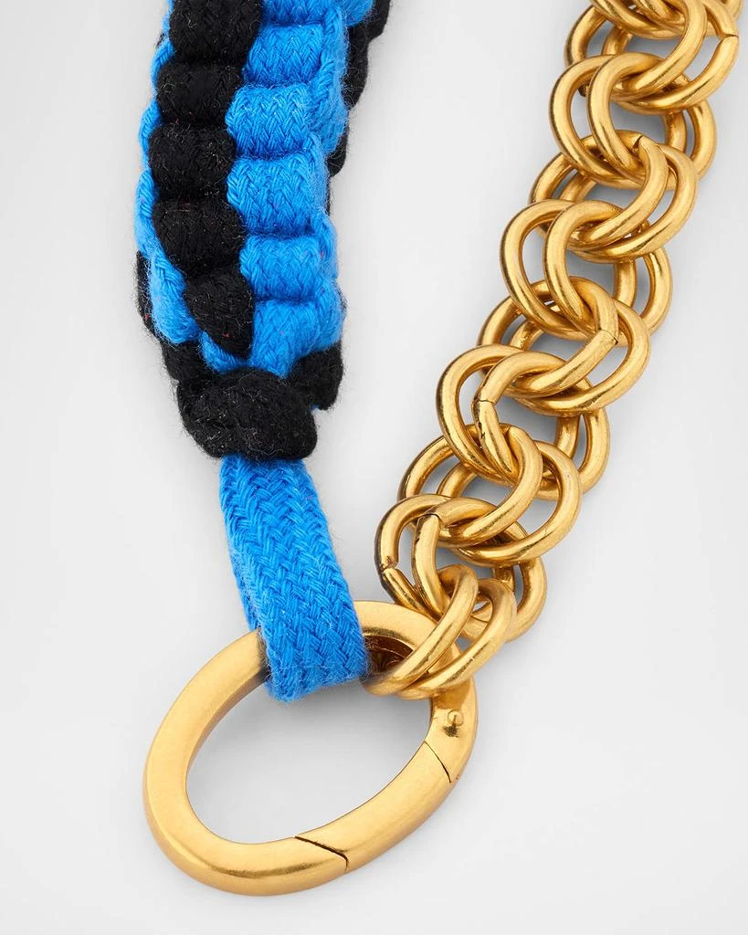 Golden Goose Braided Tassel Keychain 3
