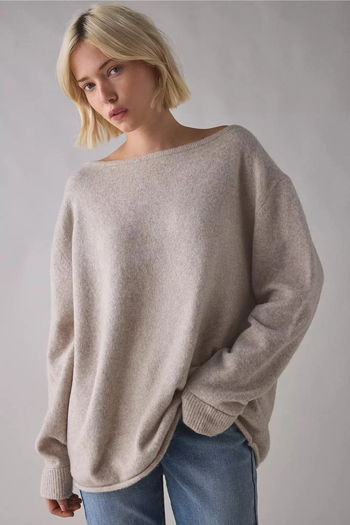 Urban Outfitters UO Nola Oversized Off-The-Shoulder Sweater