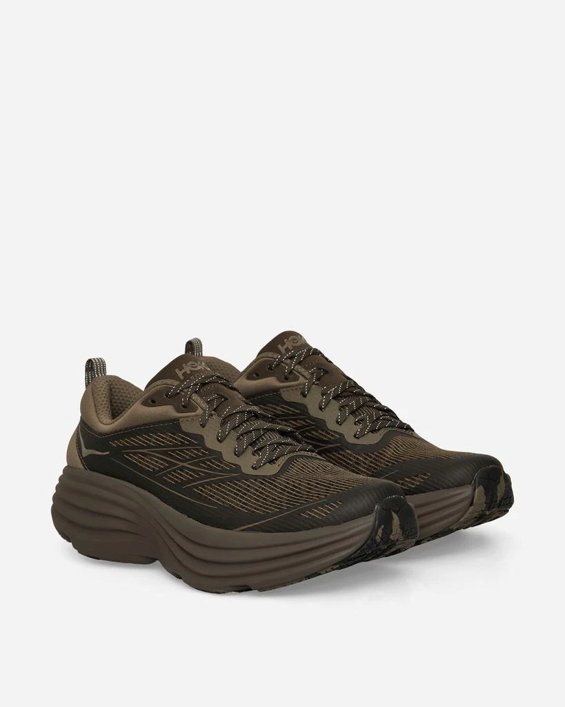 Hoka One One Stealth/Tech Bondi 8 Caged Sneakers Umber / Deep Umber 2