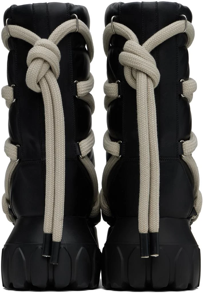 Rick Owens Black Porterville Lunar Mega Tractor Boots 2