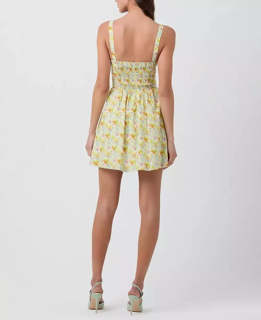 ASTR Women
s Ruched Cotton Mini Dress 4