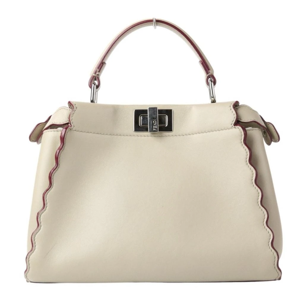 Fendi Peekaboo Leather Handbag Shoulder Bag (Pre-Owned) 4