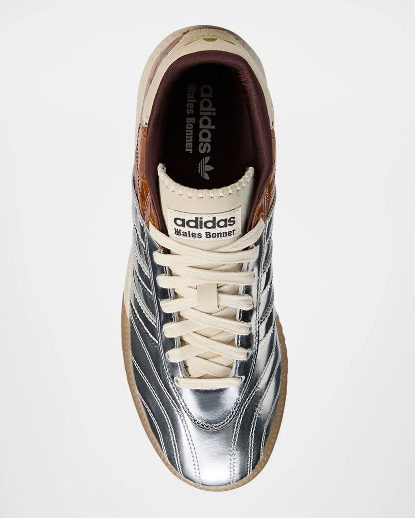 Adidas x Wales Bonner Men's Samba Metallic Croc-Effect Low-Top Sneakers 6