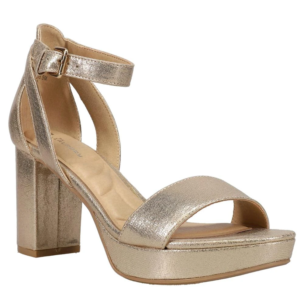 CL By Laundry Go On Starstone Metallic Ankle Strap Sandals 2