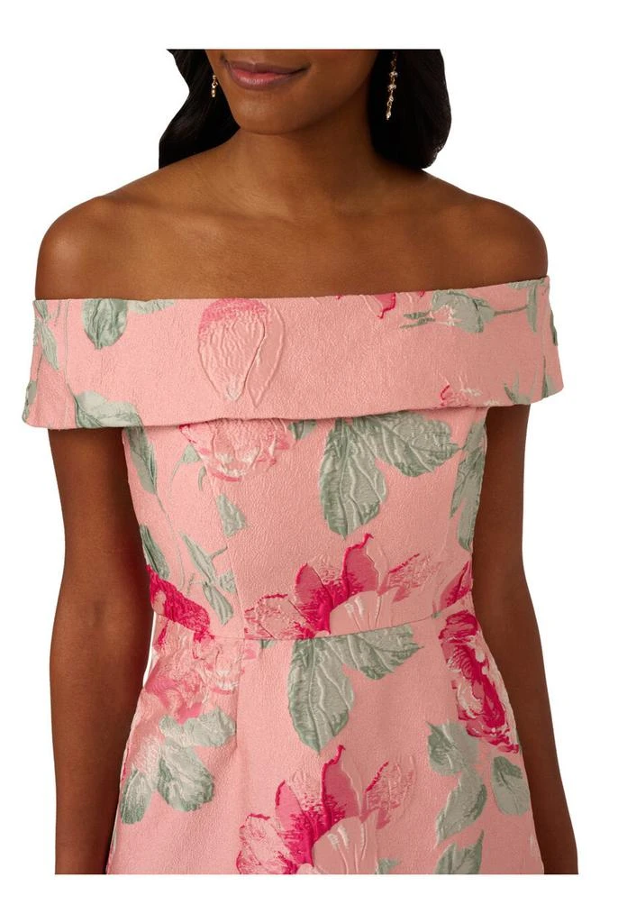 Adrianna Papell Off shoulder jacquard dress - Dresses & Skirts - BeyondStyle Adrianna Papell Off shoulder jacquard dress - Dresses & Skirts - BeyondStyle