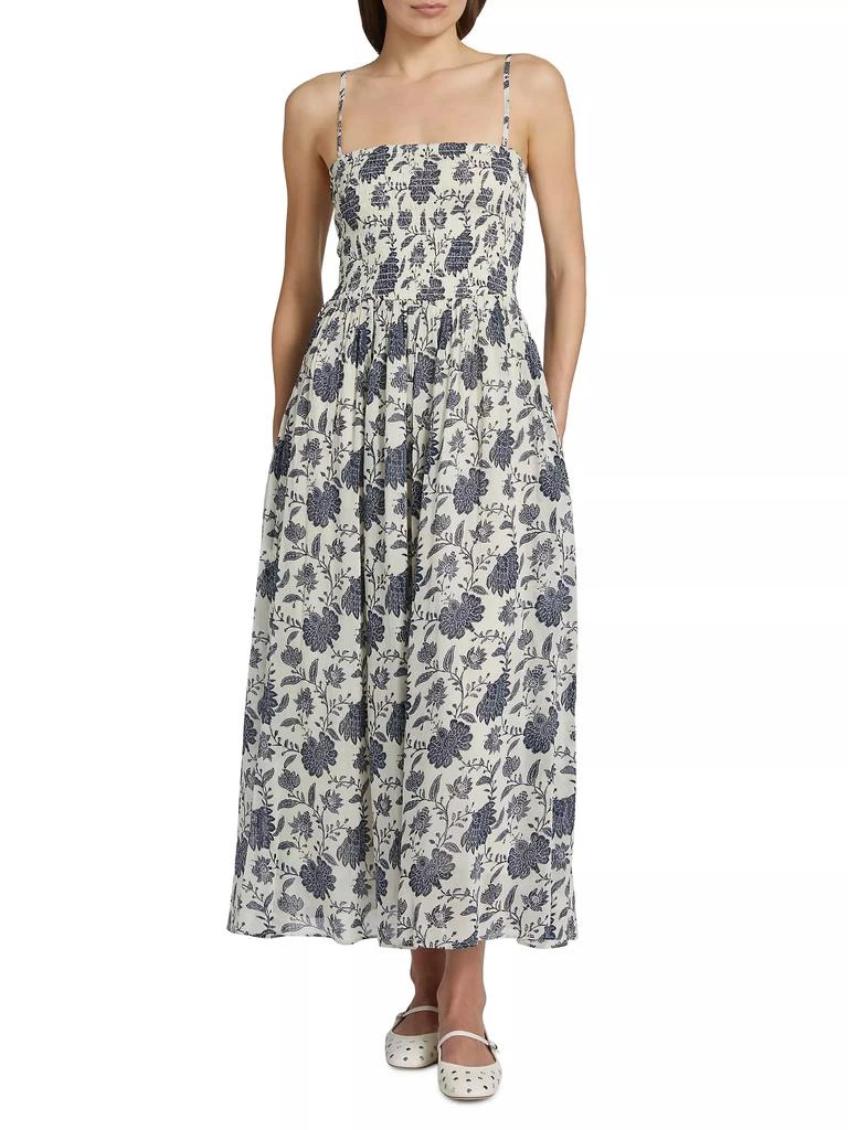 Rag & Bone Hallie Floral Cotton-Silk Midi-Dress 3