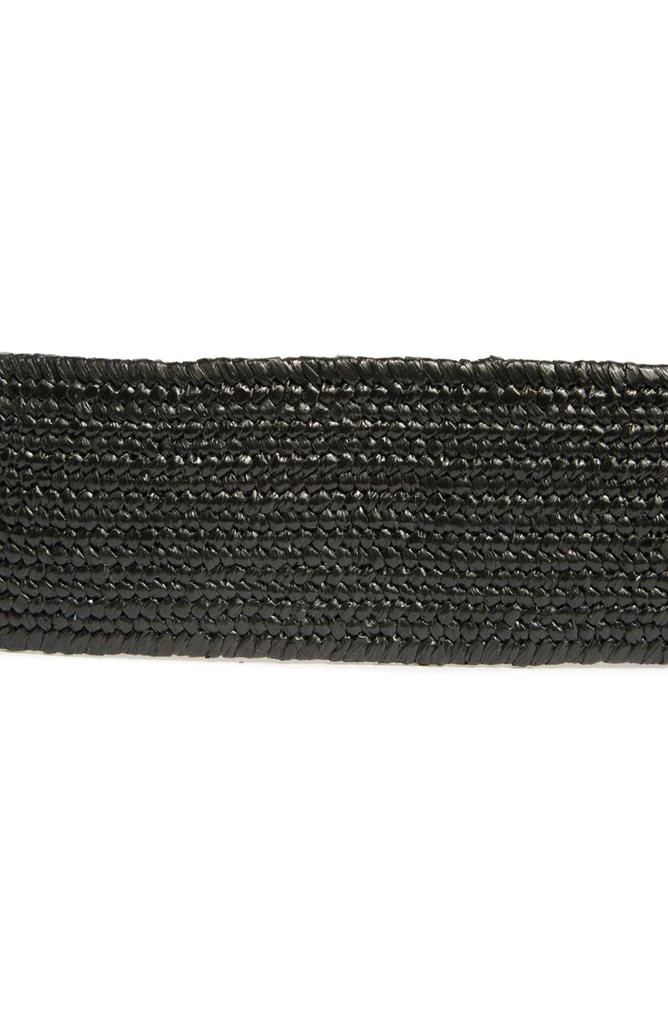 AREA Gia Double Buckle Stretch Woven Belt 2