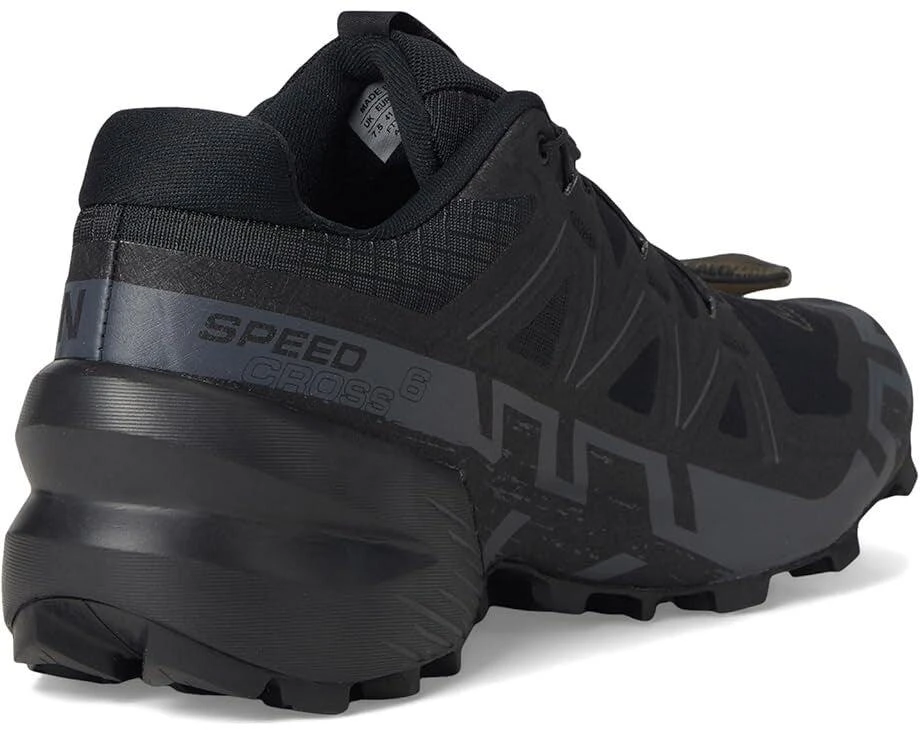 Salomon Salomon Speedcross 6 417440 Sneakers Men's Black Red Low Top Trail Running Shoes 5