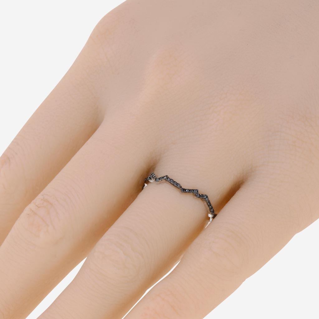 Suzanne Kalan Suzanne Kalan 18K White Gold Diamond 0.30ct. tw. Ring sz 6.5 CLR162B-WG6.5