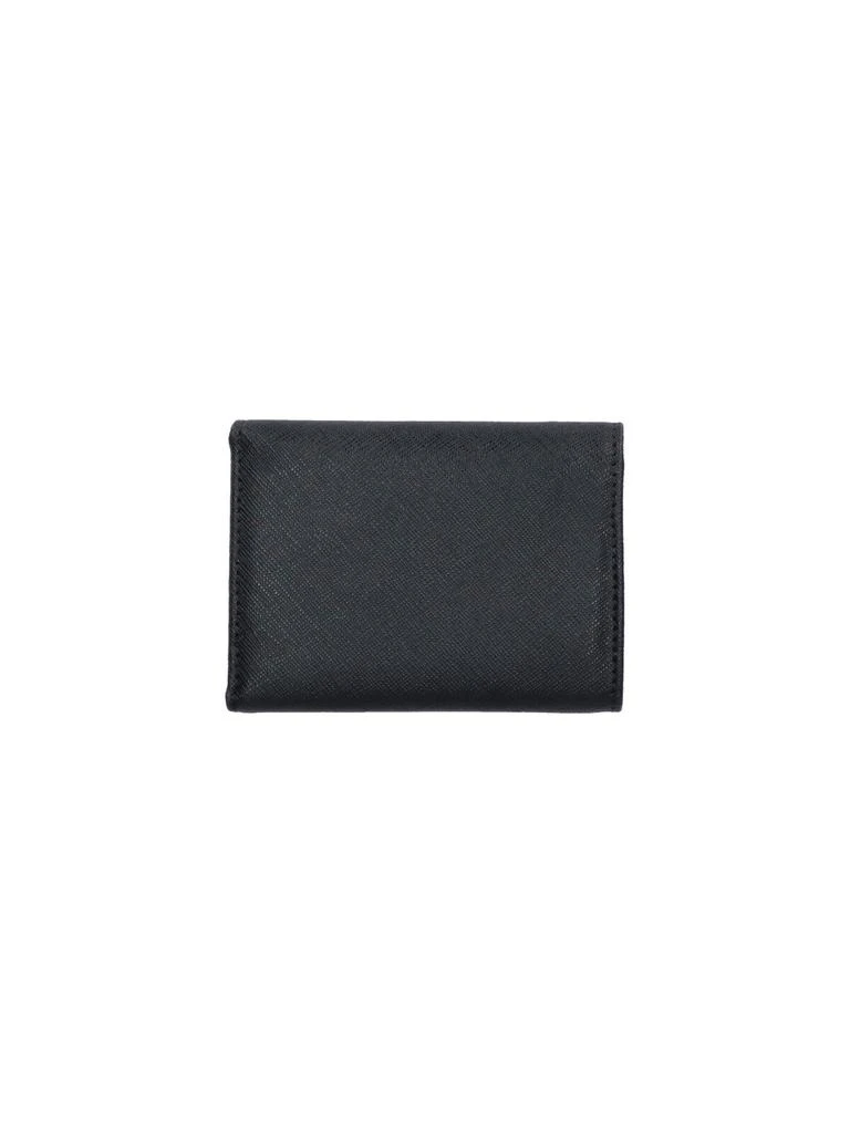 Vivienne Westwood "Small Flap Purse" Wallet Black 3