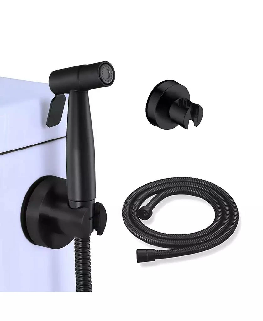 RAINSKEN Handheld Bidet Sprayer, Stainless Steel Toilet Bidet Sprayer with 360° Rotating Handle, Leak-Proof Sealing Ring for Bathroom