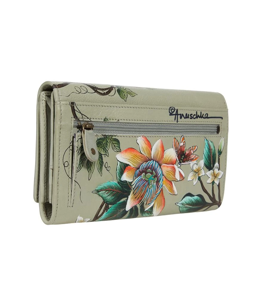 Anuschka Triple Fold RFID Clutch Wallet - 1150 2