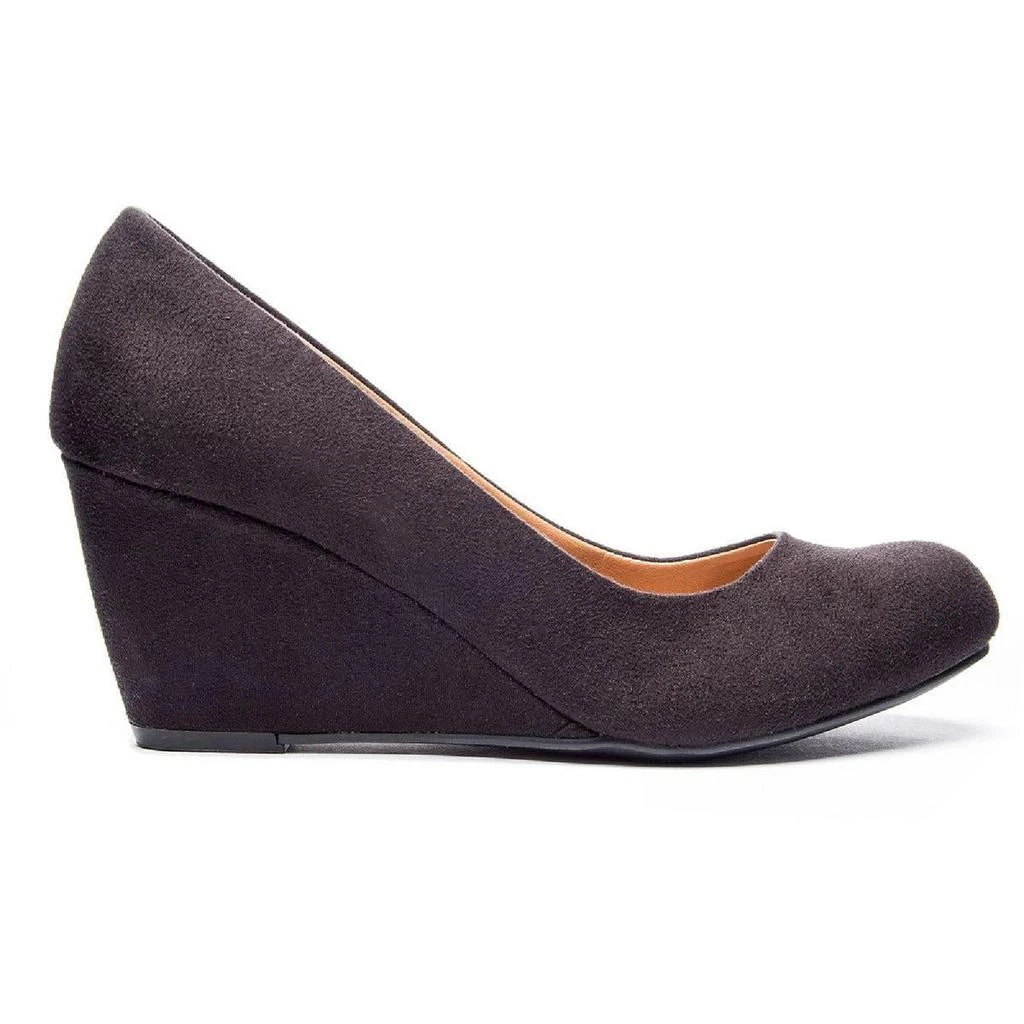 CL By Laundry Nima Womens Solid Round Toe Wedge Heels 2