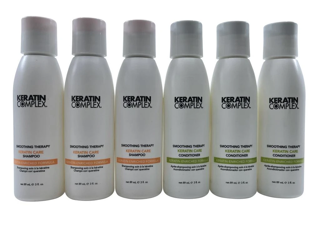 Keratin Complex Keratin Care Shampoo 3 OZ Set of 3 & Conditioner 3 OZ Set of 3 1