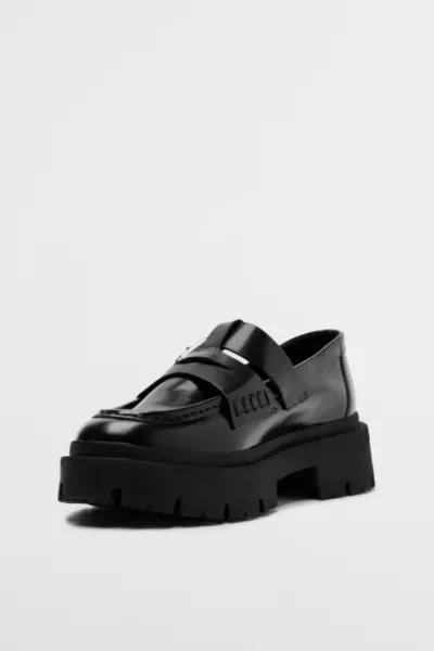 Schutz Schutz Leather Alana Leather Mary Jane Loafer 3