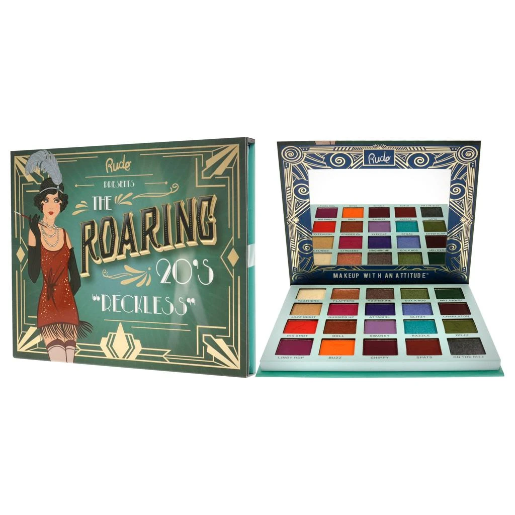 Rude Cosmetics The Roaring 20s Eyeshadow Palette - Reckless by  for Women - 1.06 oz Eye Shadow 4