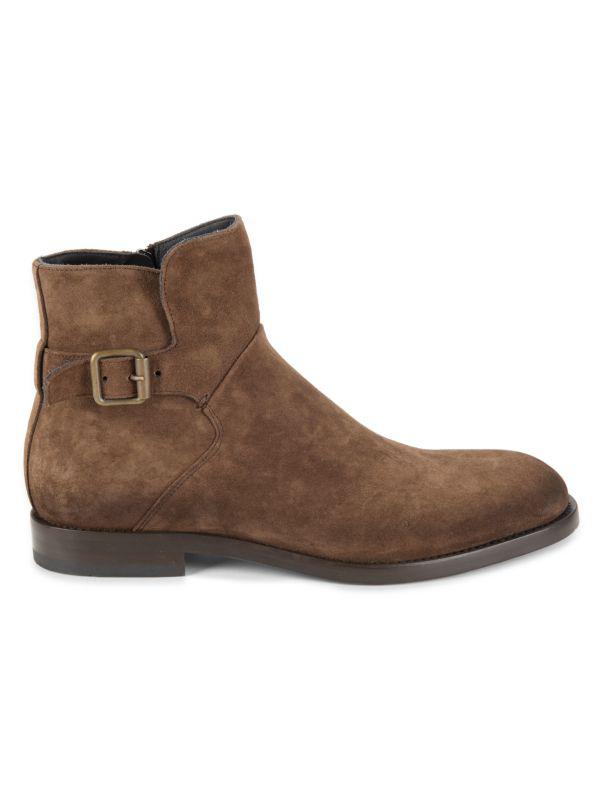 Jo Ghost Suede Ankle Boots