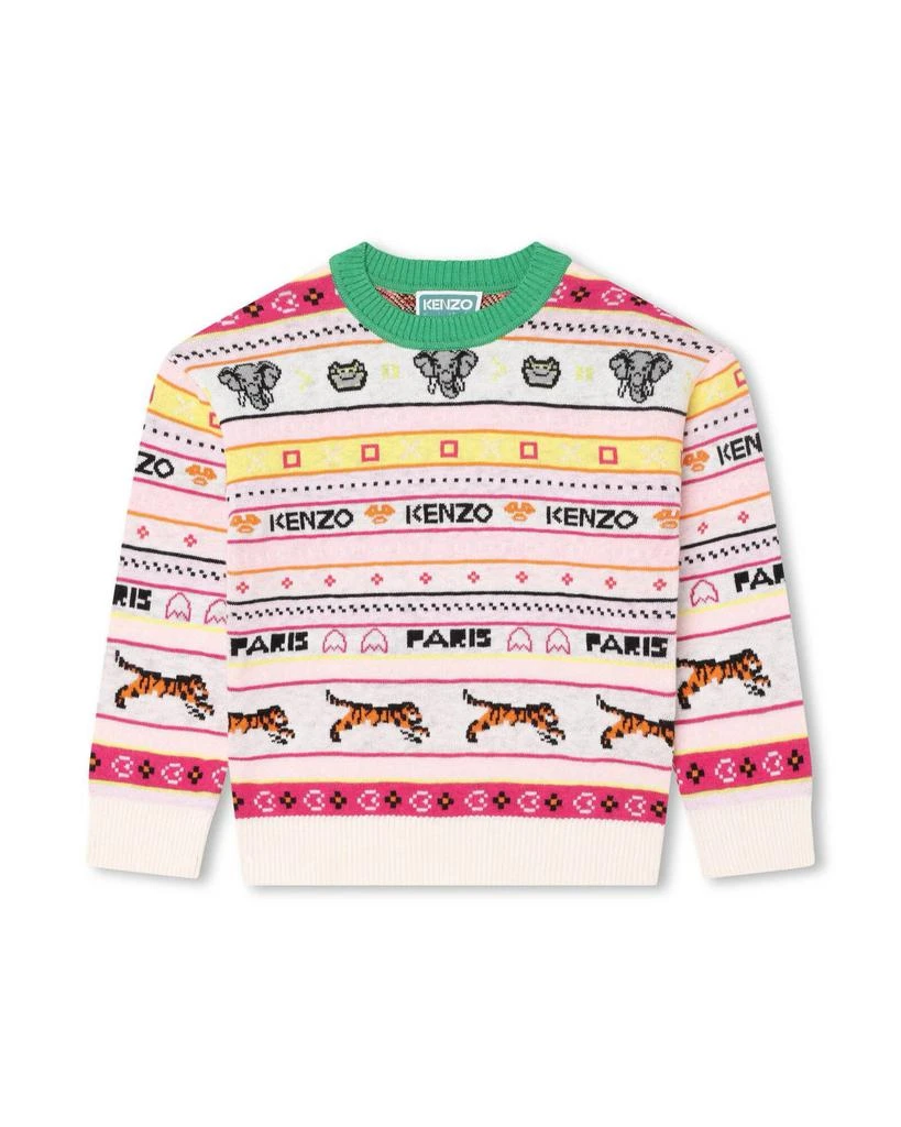 预计3周后发货 Kenzo Pull Rice - Enfant Fille - Kenzo Kids 1