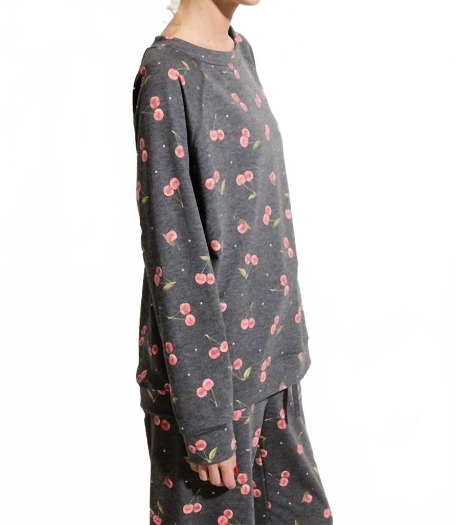 Phil Love Cherries Loungewear Set In Black 2