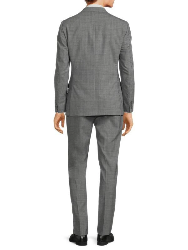 Calvin Klein Plaid Slim Fit Wool Blend Suit 2