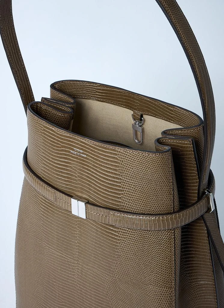 Totême Leather Belted Bucket Bag 6