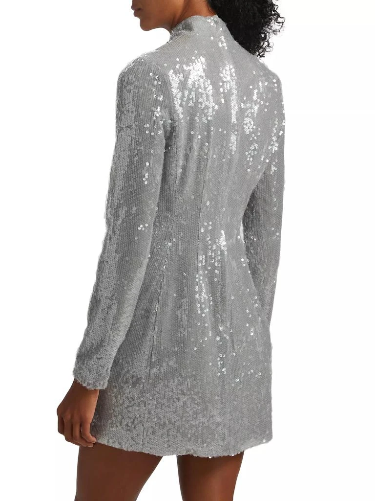 Nicholas the Label Daphne Sequin Long-Sleeve Minidress 5