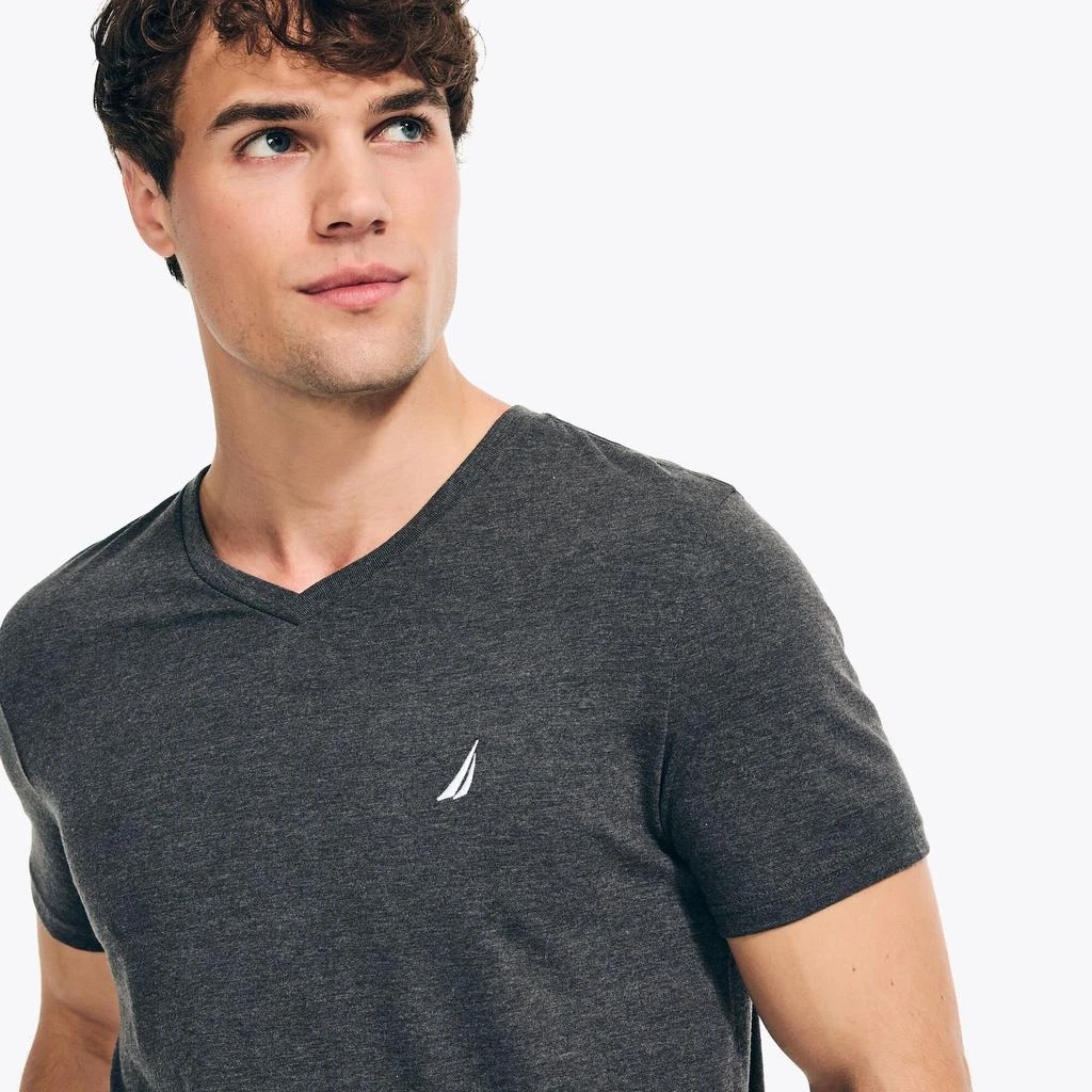 Nautica Heather V-Neck T-Shirt 2