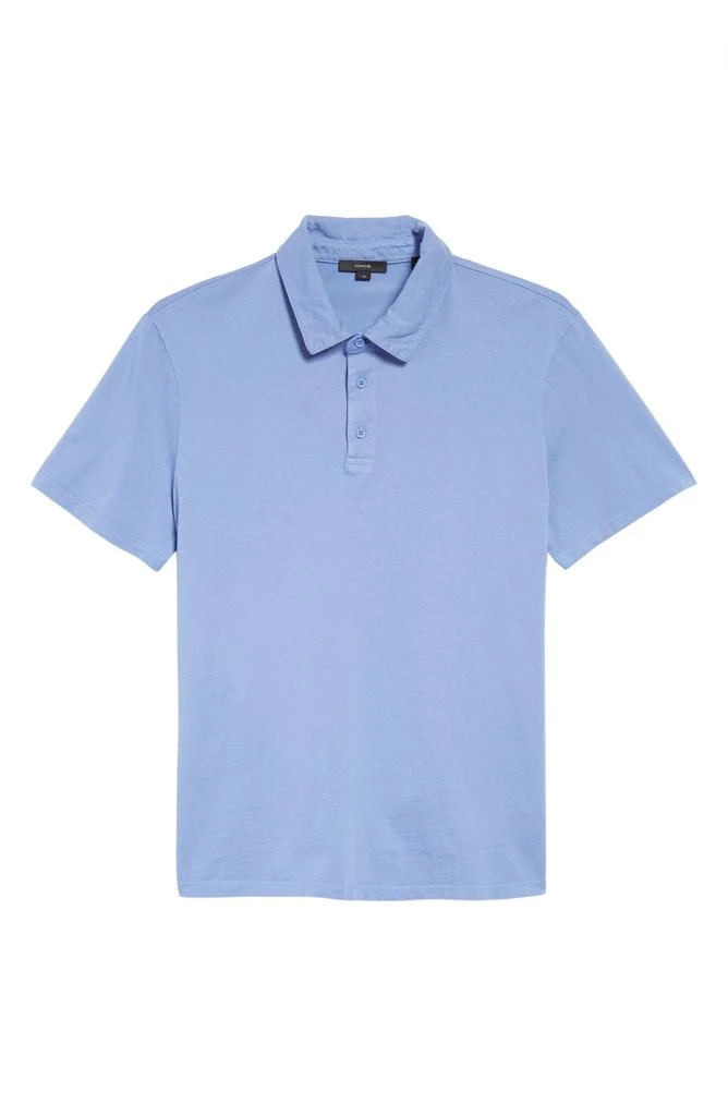 Vince Regular Fit Garment Dyed Cotton Polo 5