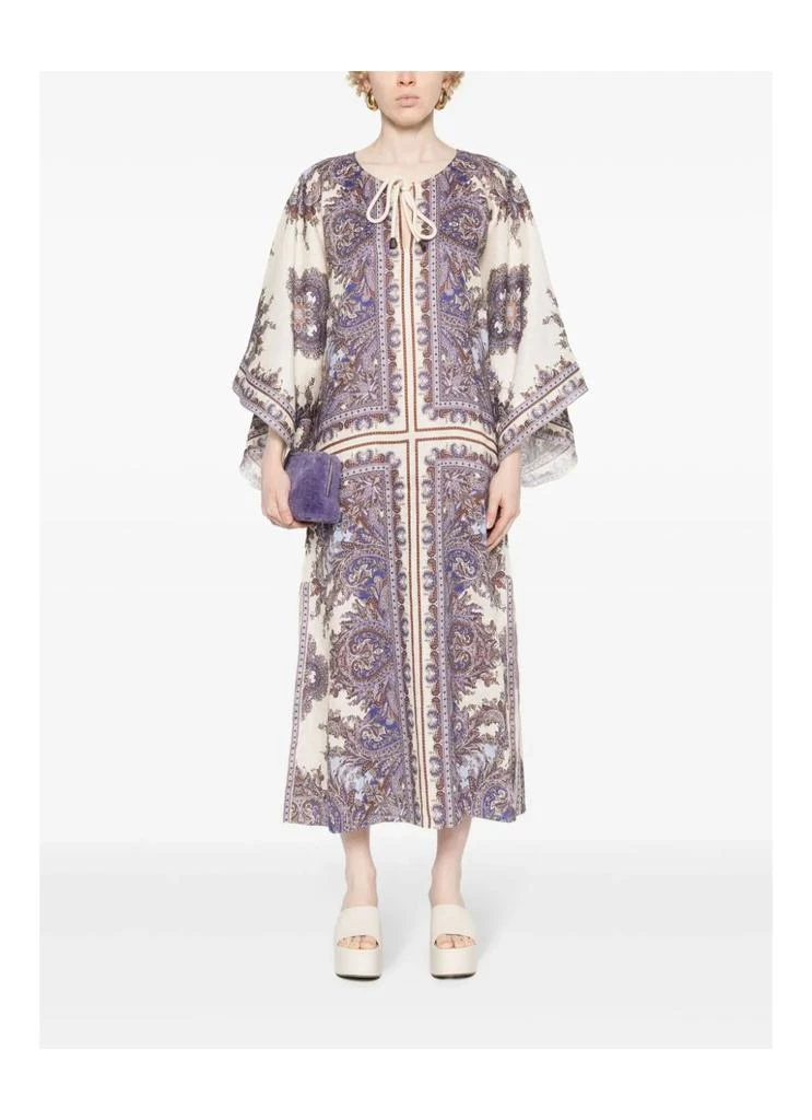 Zimmermann Ottie Kaftan Midi Dress 4