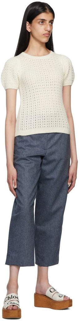 See by Chloé Off-White Fantasy Pointelle Sweater 4