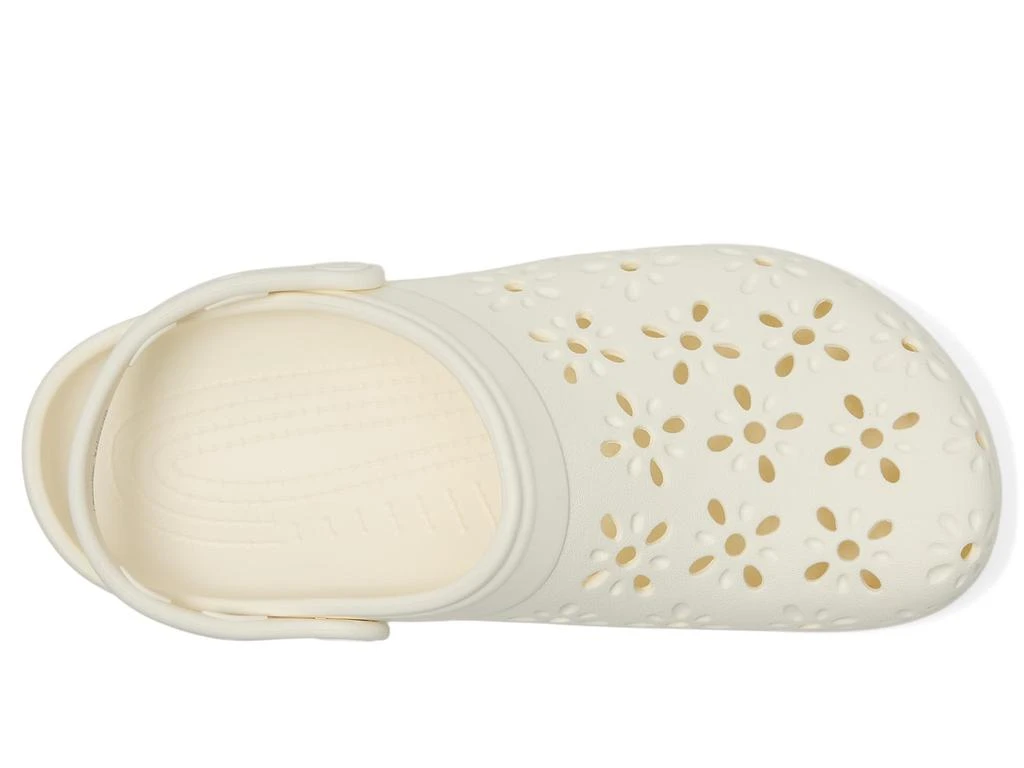 Crocs Classic Clogs with Floral Cut Out Design 2
