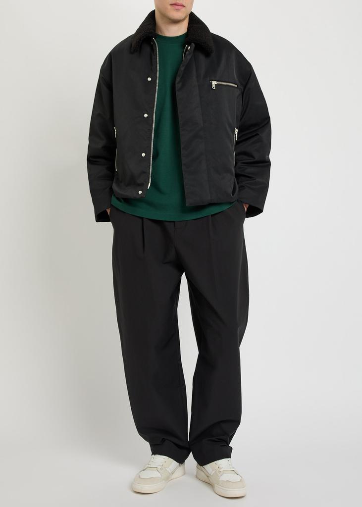 MKI Miyuki Zoku Padded shearling-collar nylon jacket - BeyondStyle