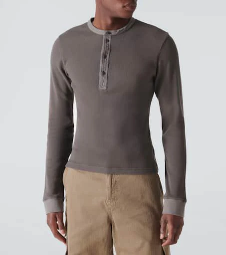 Acne Studios Cotton Henley shirt 3