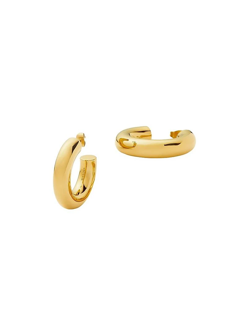 Missoma Chubby 18K-Gold-Plated Small Hoop Earrings 6