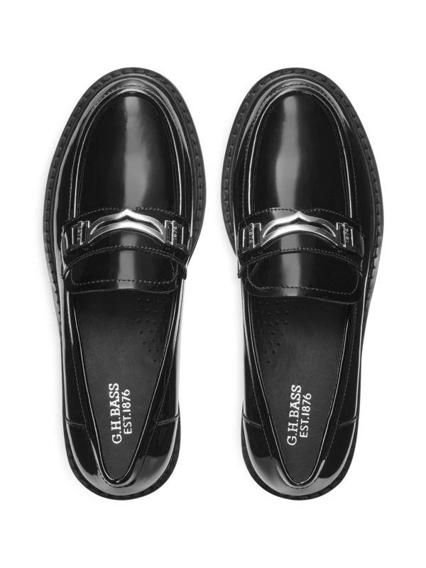 G.H. Bass Madison Patent Leather Penny Loafers 4