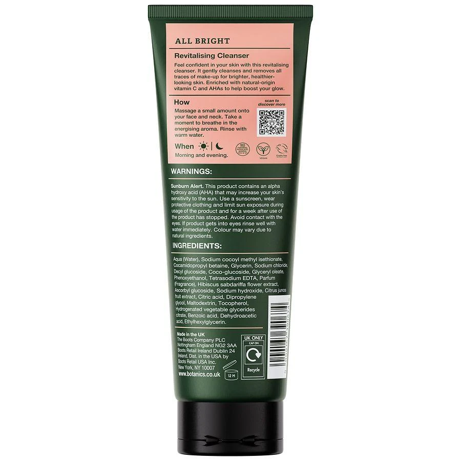 Botanics All Bright Revitalising Cleanser 2