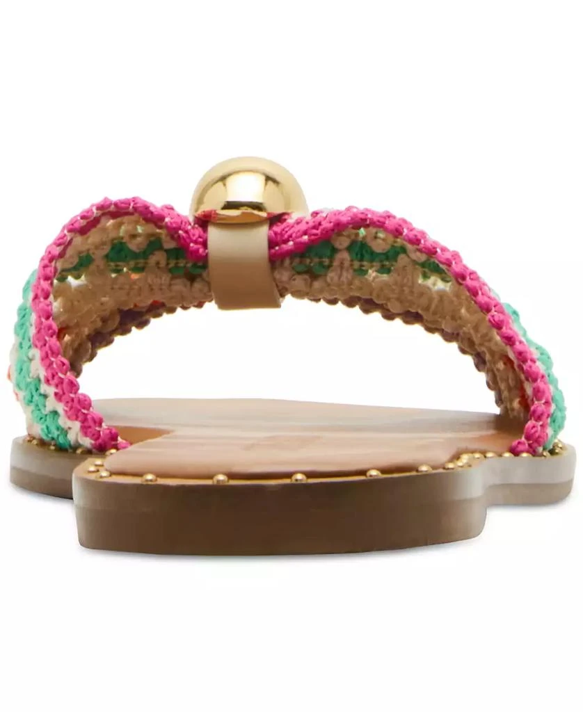 Steve Madden Women
s Dipsy Knotted Embellished Slide Sandals 3